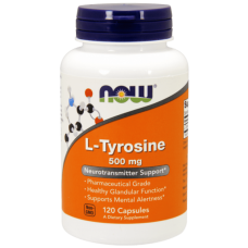 L-Tyrosine, L-Тирозин 500 мг - 120 капсул