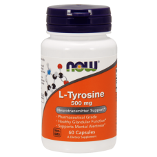 L-Tyrosine, L-Тирозин 500 мг - 60 капсул