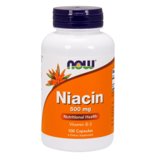 Niacin B-3, Витамин Б-3 Ниацин 500 мг - 100 капсул