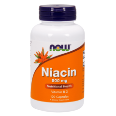 Niacin B-3, Витамин Б-3 Ниацин 500 мг - 100 капсул