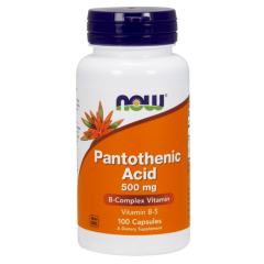 Pantothenic Acid, Витамин Б5, Пантотеновая Кислота 500 мг - 100 капсул